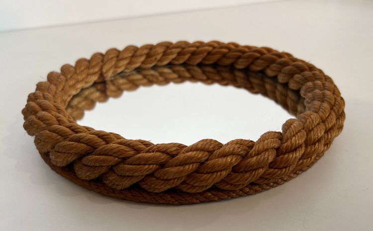 Round Rope Mirror By Audoux Minet