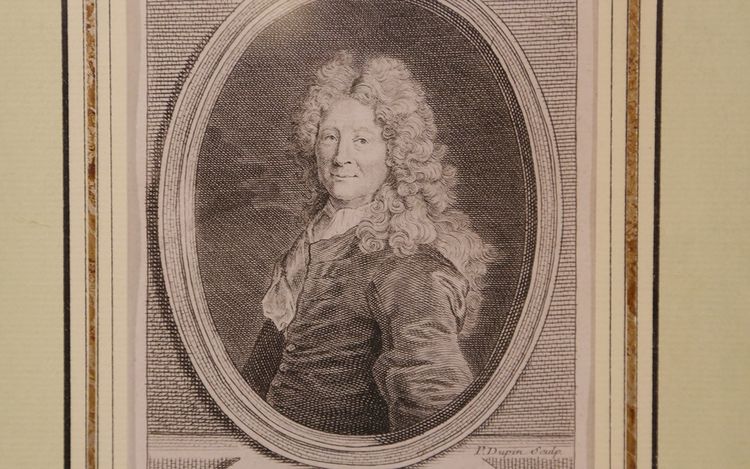 Engraved portrait François Girardon