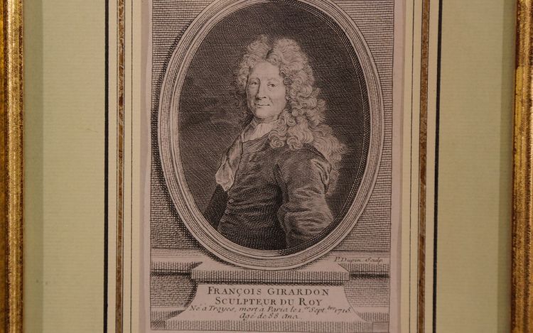 Engraved portrait François Girardon