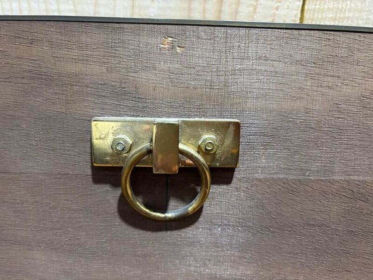 Specchio impero in ottone