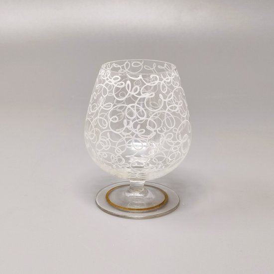 1960 Wunderschönes Cocktail-Shaker-Set mit vier Gläsern. Hergestellt in Italien
