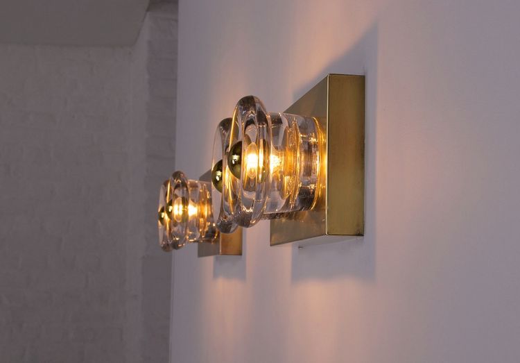 Pair of Double “Cylinder” Wall Lights