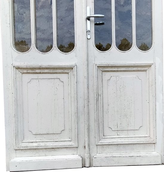 Old Double Glazed Door Of A Bordeaux Wine Estate Portes Loft Atelier Orangerie