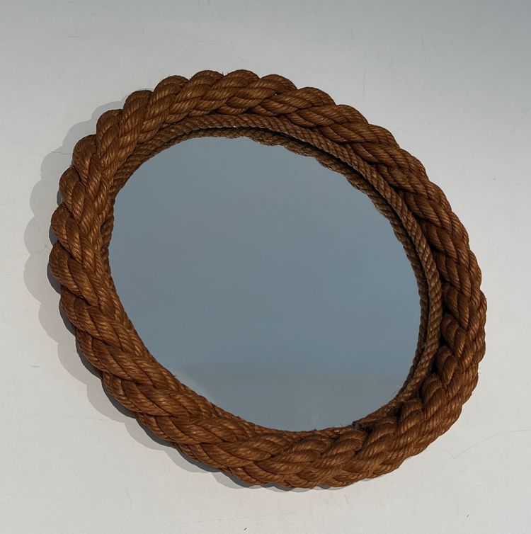 Round Rope Mirror by Audoux Minet