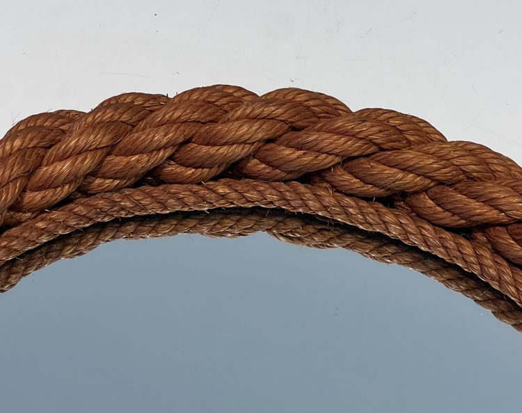 Round Rope Mirror by Audoux Minet
