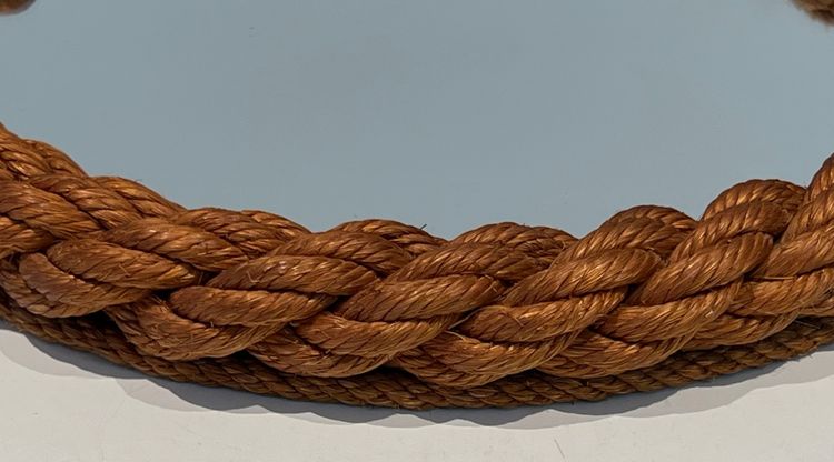Round Rope Mirror by Audoux Minet