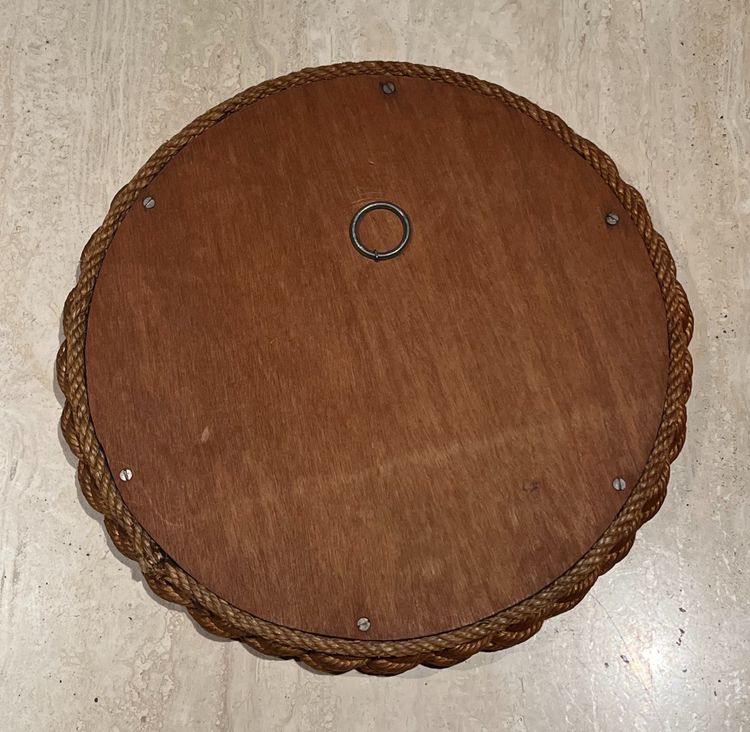 Round Rope Mirror by Audoux Minet