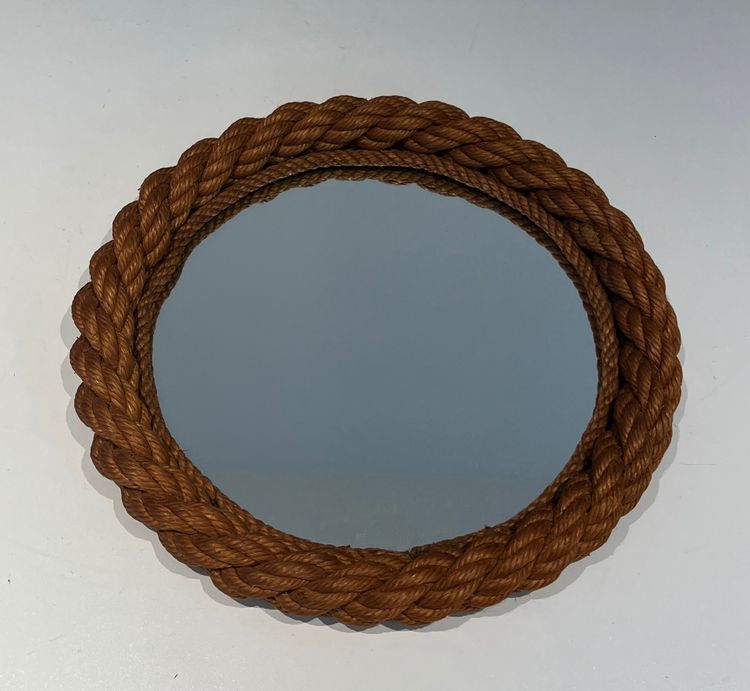 Round Rope Mirror by Audoux Minet