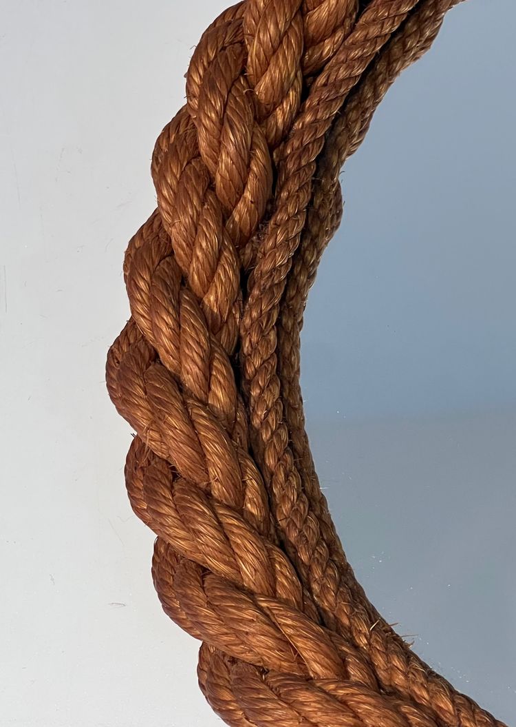 Round Rope Mirror by Audoux Minet