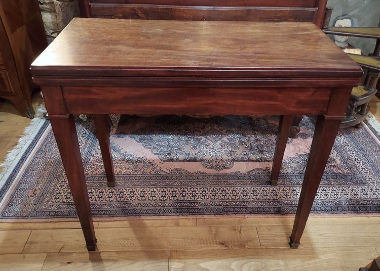 Mahogany Games Table, Directoire Period