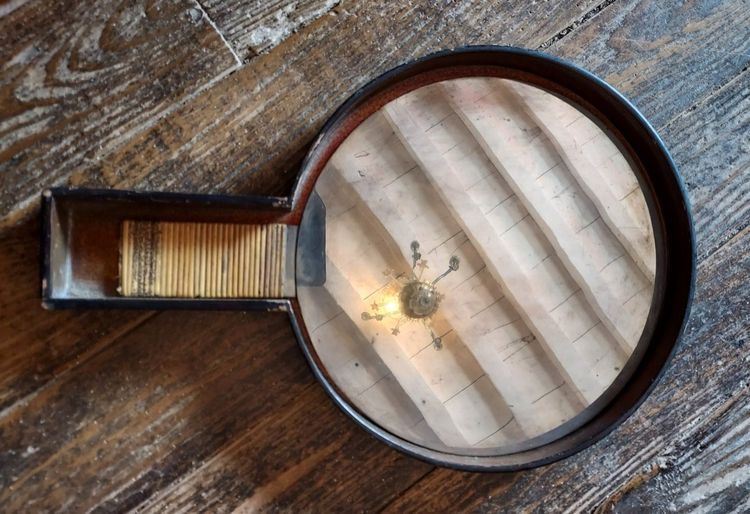 Kagami Miroir Japonais Dans Son étui En Laque