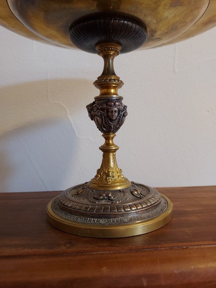 Napoleon III Bronze Cup by Oudry