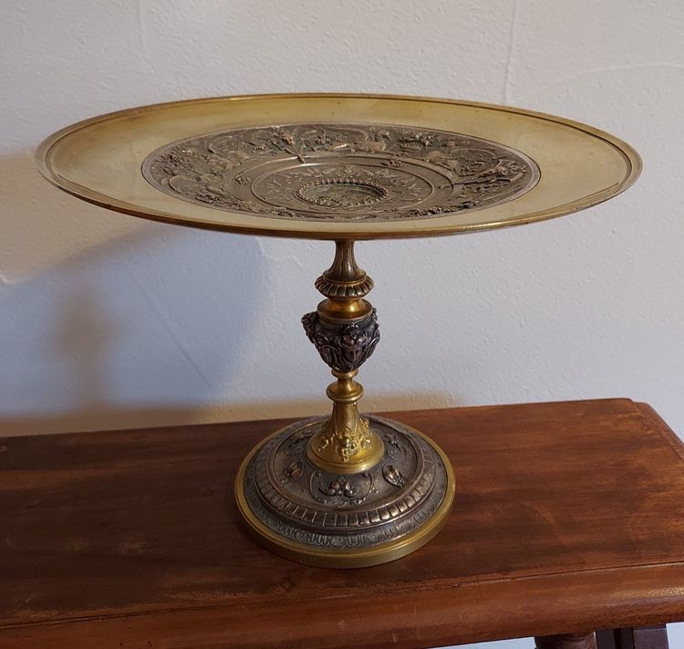 Napoleon III Bronze Cup by Oudry