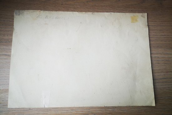Zeichnung - Aquarell - Veduta - E. Brugnoli (1859-1944)