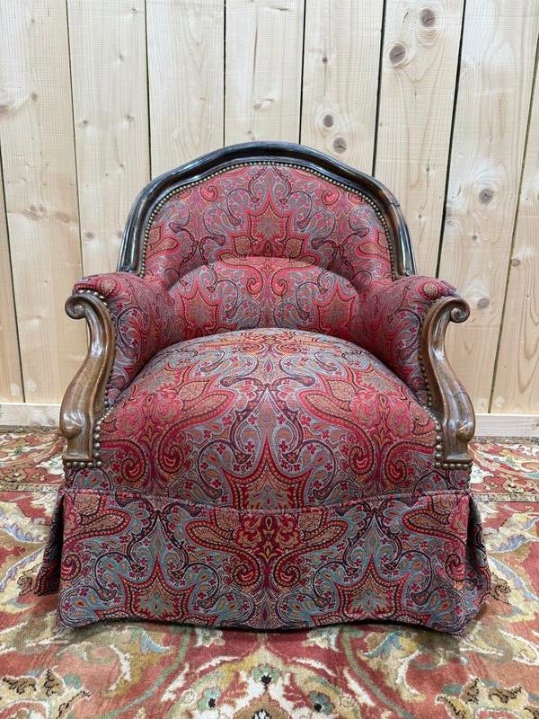 Suite of 4 toad armchairs, Napoleon III period