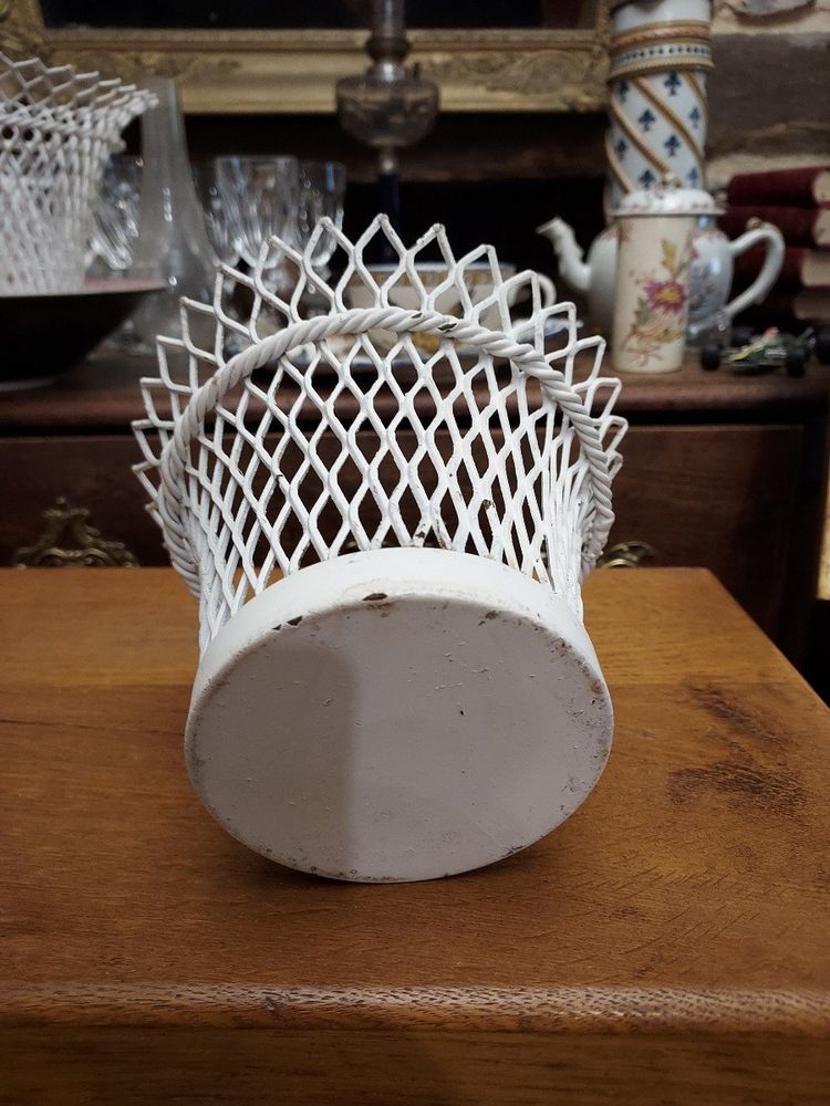 Small Expanded Metal Basket by Mathieu Matégot