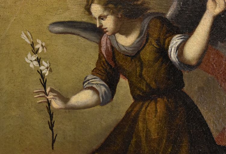 L'Annonciation, École toscane XVIIe siècle