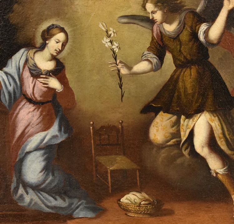 L'Annonciation, École toscane XVIIe siècle
