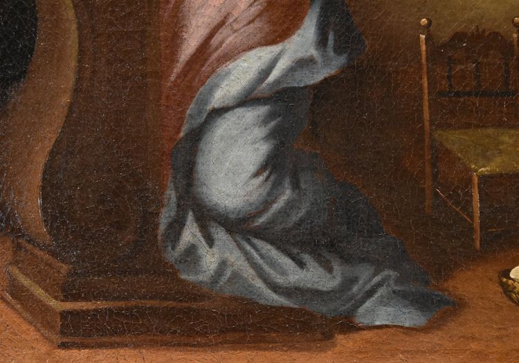 L'Annonciation, École toscane XVIIe siècle