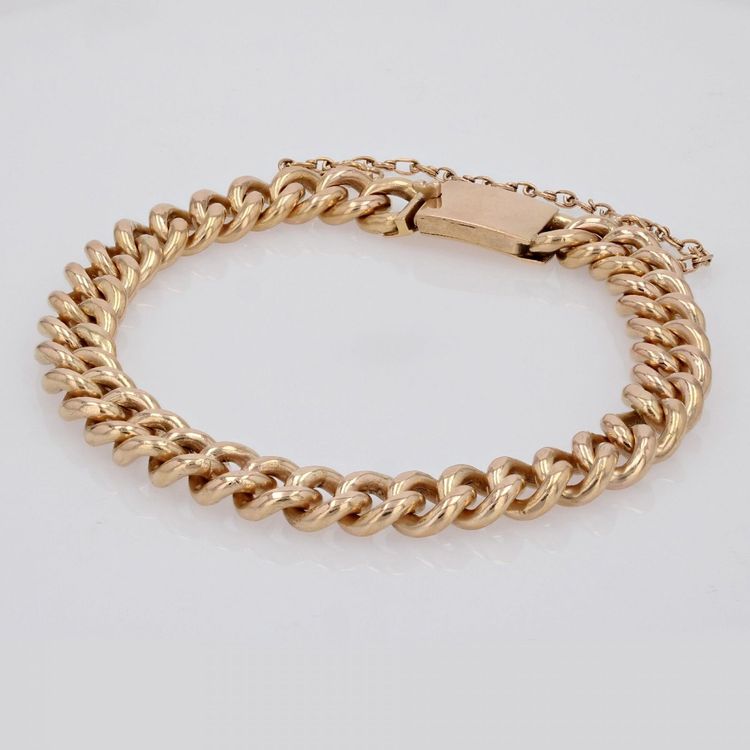 Vintage Gold Massive Curb Chain