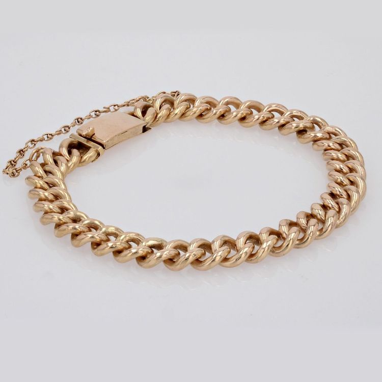 Vintage Gold Massive Curb Chain