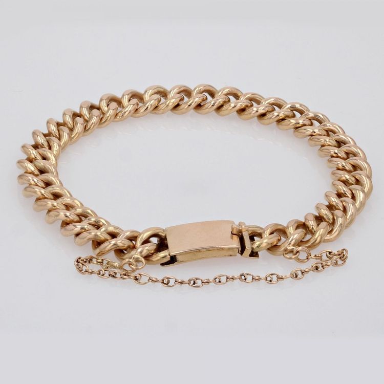 Vintage Gold Massive Curb Chain
