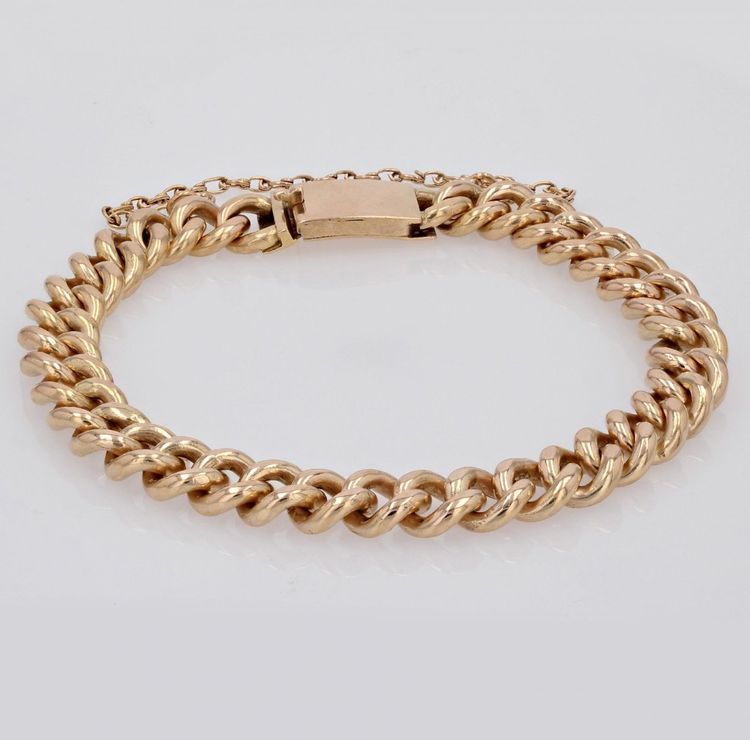 Vintage Gold Massive Curb Chain