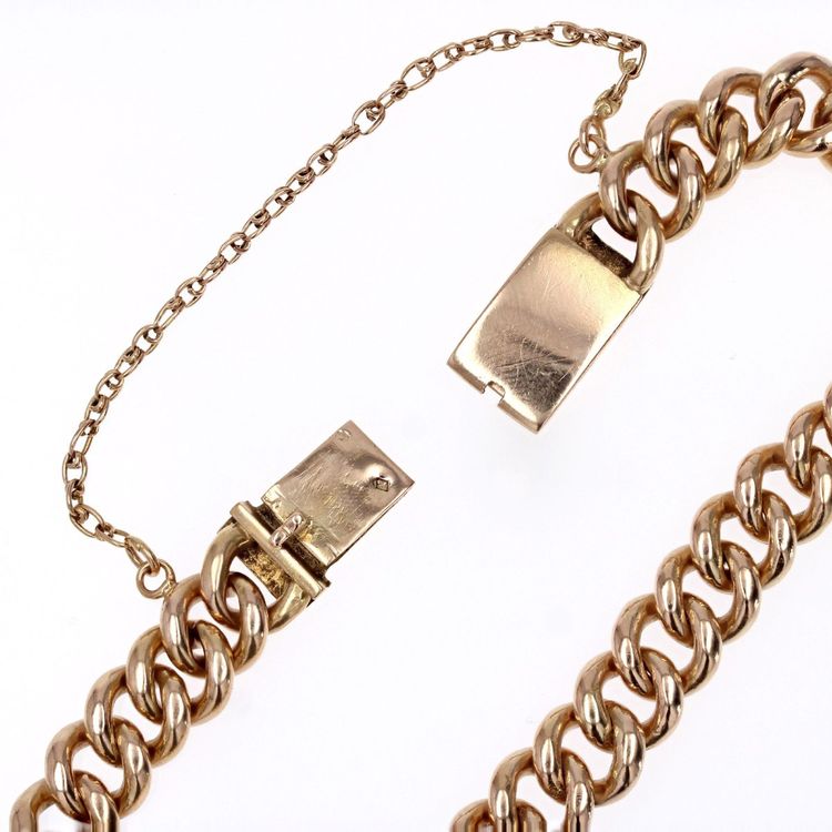 Vintage Gold Massive Curb Chain