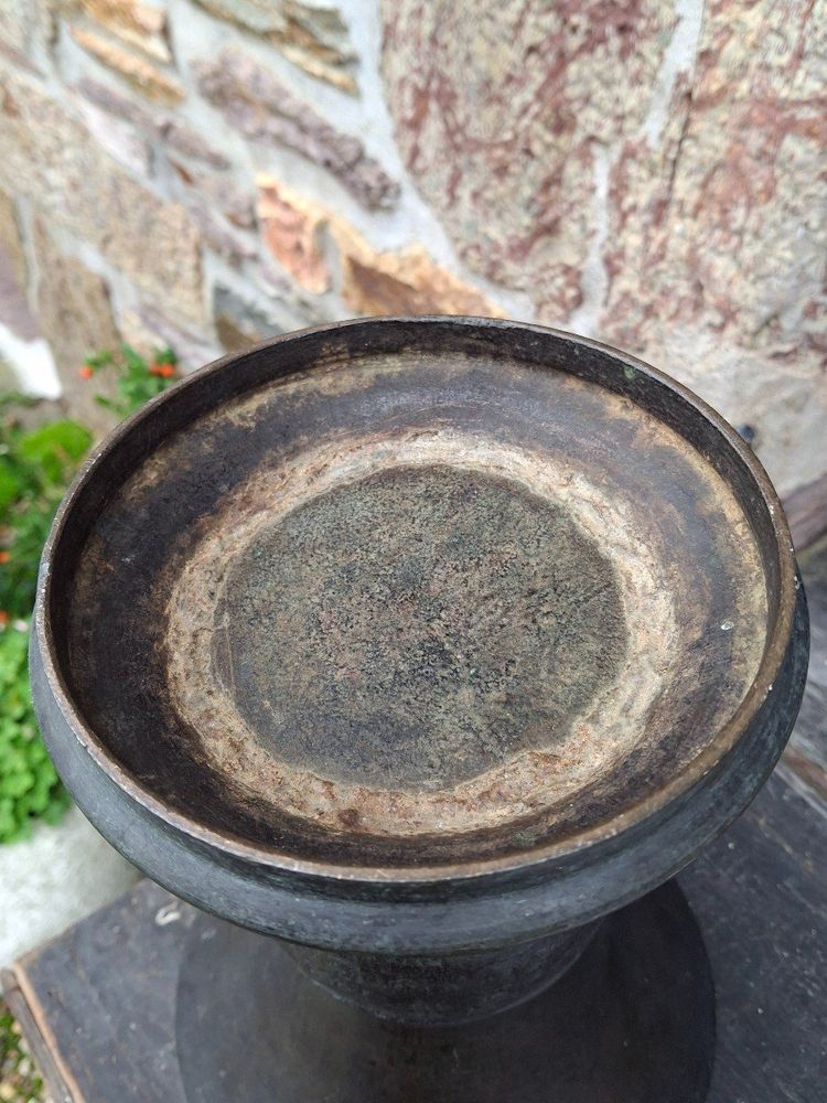 Large 19th Century Japanese Bronze Vase