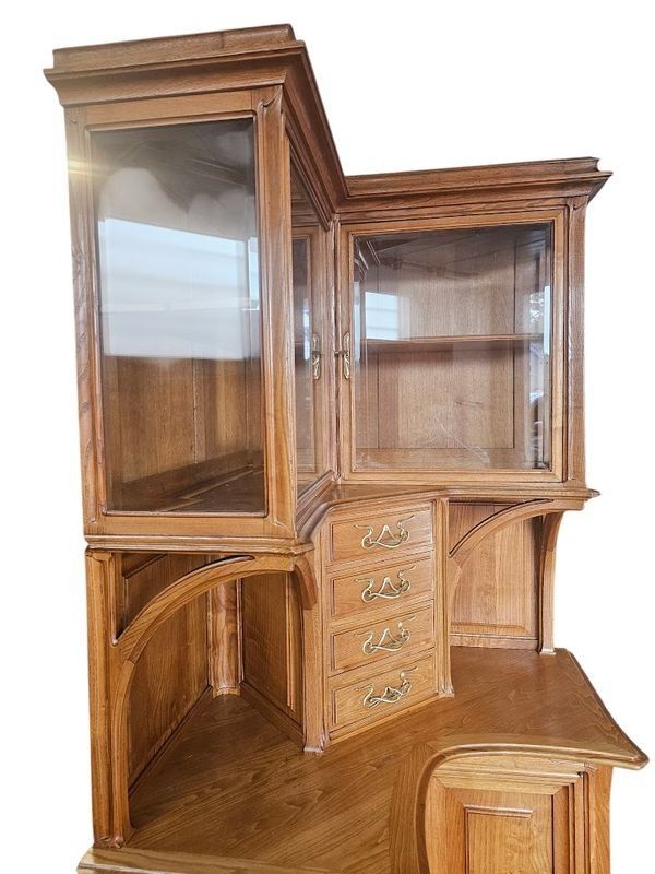 Jugendstil-Eckschrank von Plumet-Selmersheim