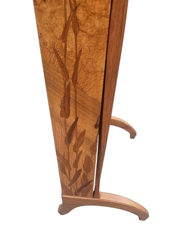 Louis Majorelle Art Nouveau Sweet Note "Squirrel and Butterflies"