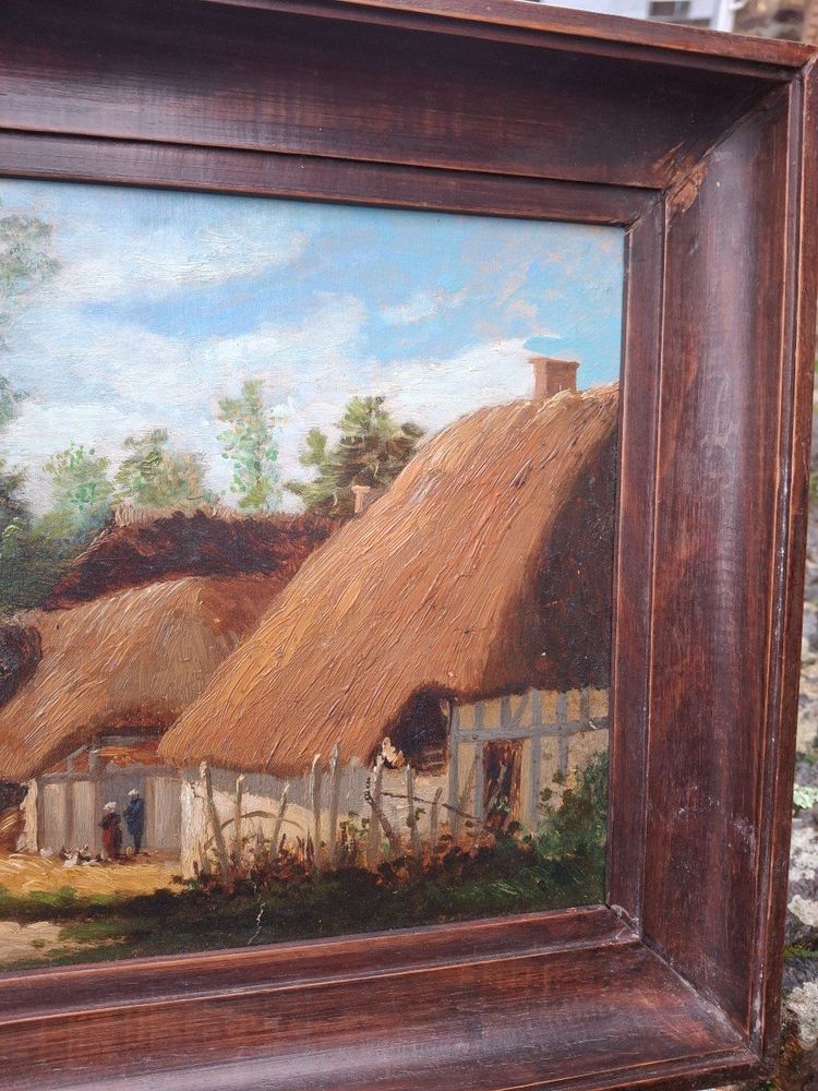 Gemälde Öl Auf Leinwand Gabriel Marechal 1896 Bild