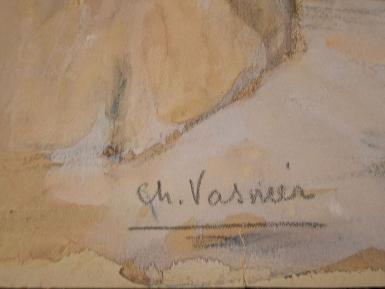 Vue d'Athènes Charles Vasnier (1873-1961)