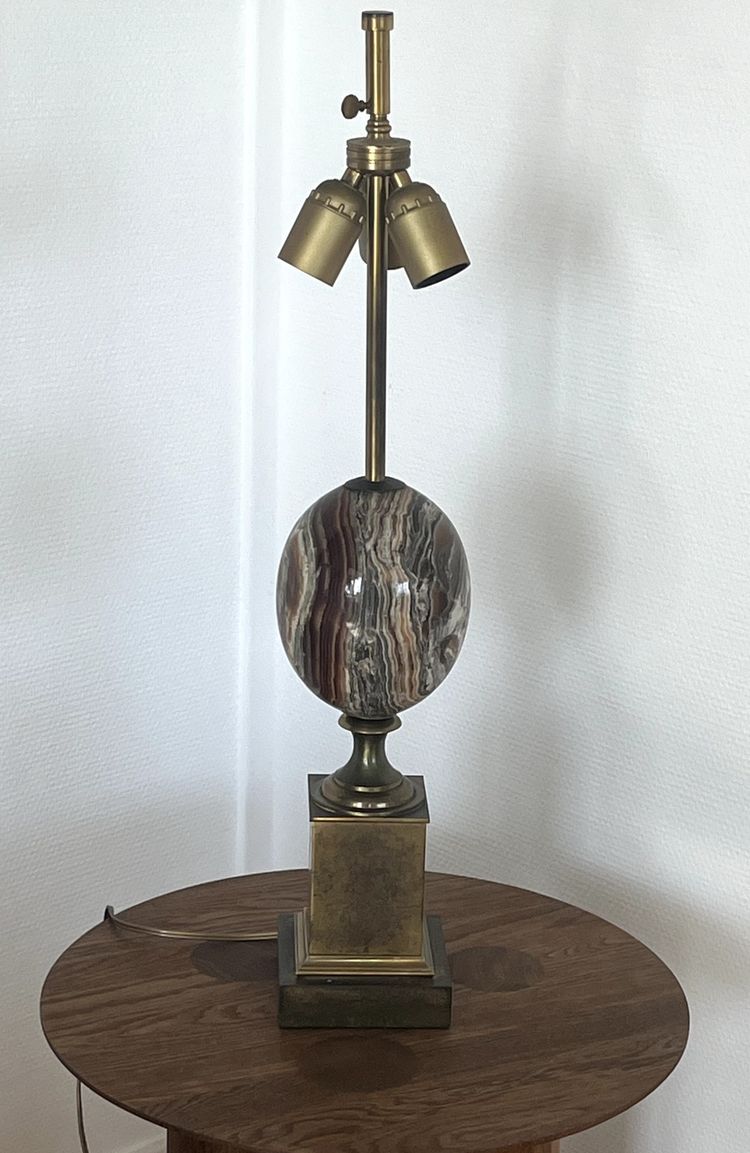 Maison CHARLES Egg Lamp France 1970