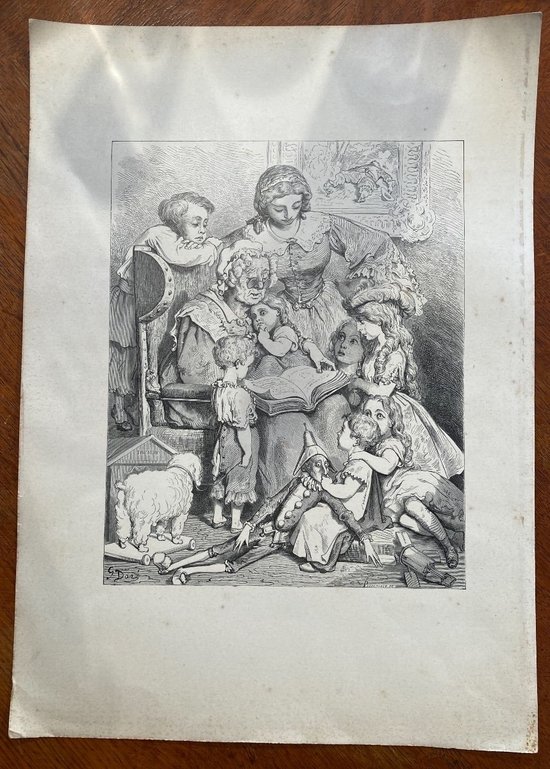 Suite of 9 engravings - Gustave Doré - Hetzel - 1862