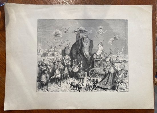 Suite of 9 engravings - Gustave Doré - Hetzel - 1862