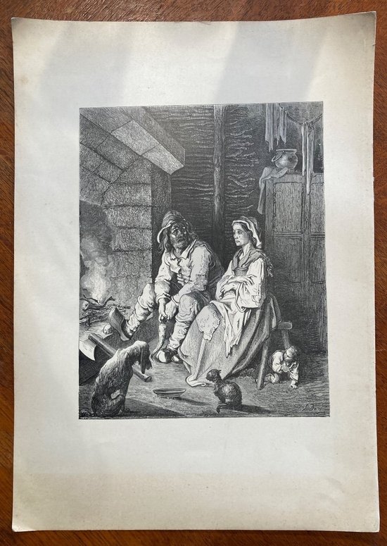 Suite of 9 engravings - Gustave Doré - Hetzel - 1862