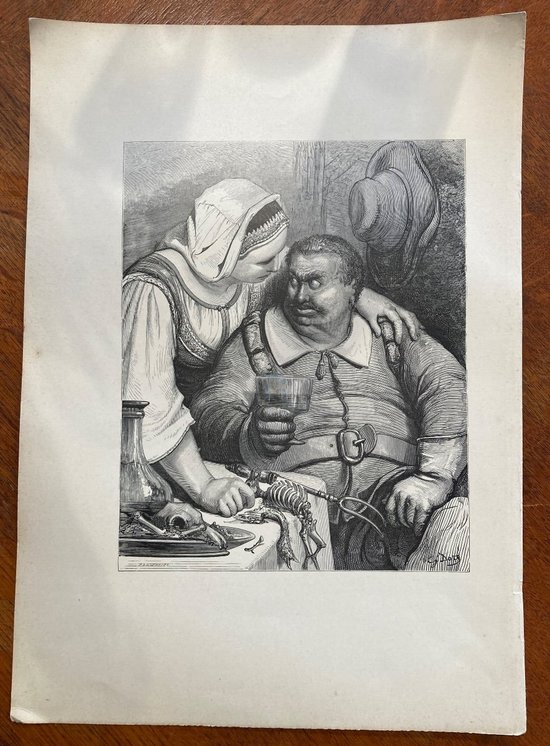 Suite of 9 engravings - Gustave Doré - Hetzel - 1862