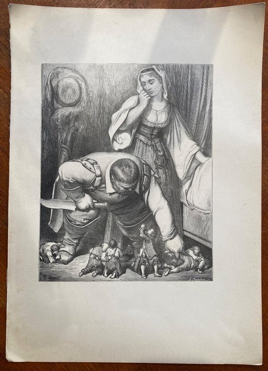 Suite of 9 engravings - Gustave Doré - Hetzel - 1862