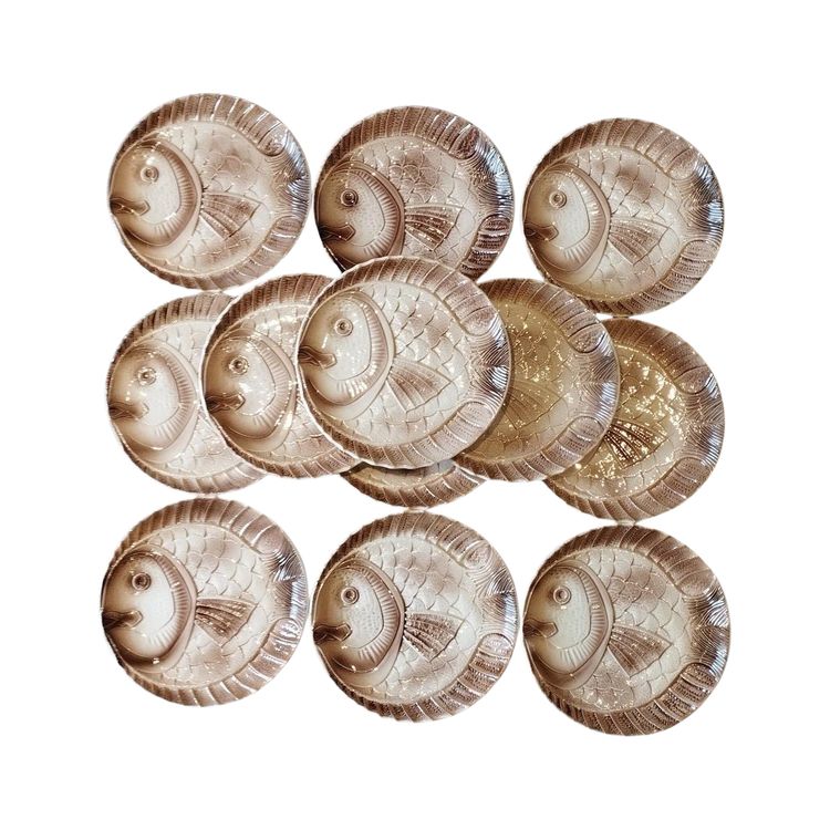 4 assiettes Sarreguemines 527112 creuses faïence fleurs STRASBOURG
