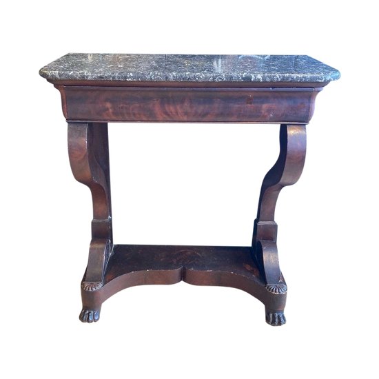 Mahogany console - Louis Philippe - 19th century