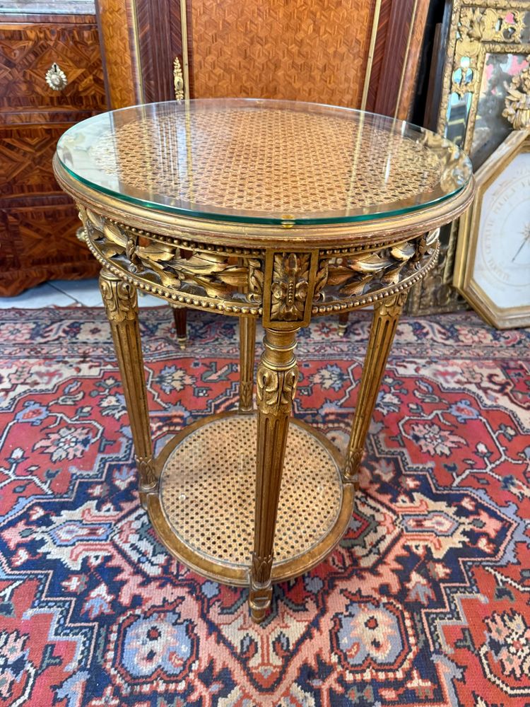 TABLE GUERIDON DE STYLE LOUIS XVI