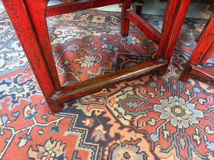 PAIRE DE FAUTEUILS CHINOIS LAQUE 