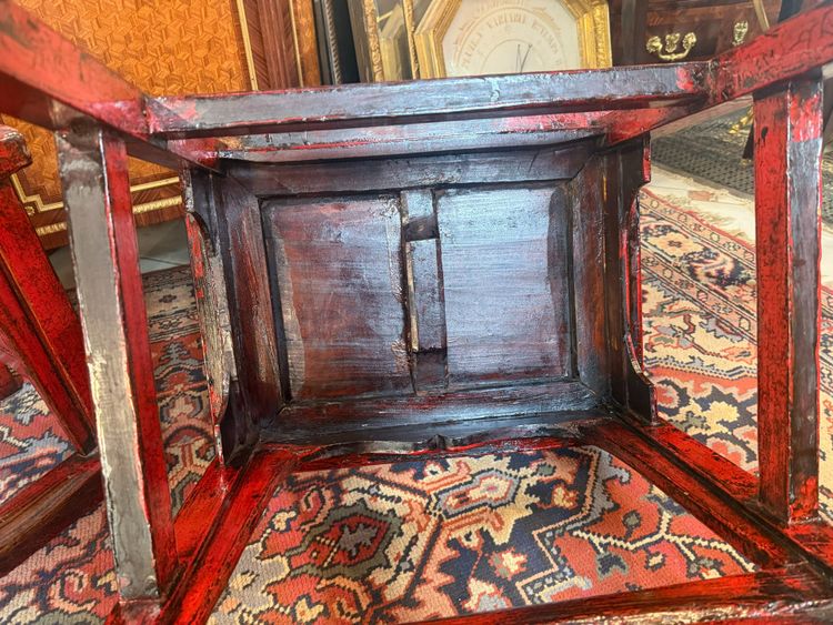 PAIRE DE FAUTEUILS CHINOIS LAQUE 