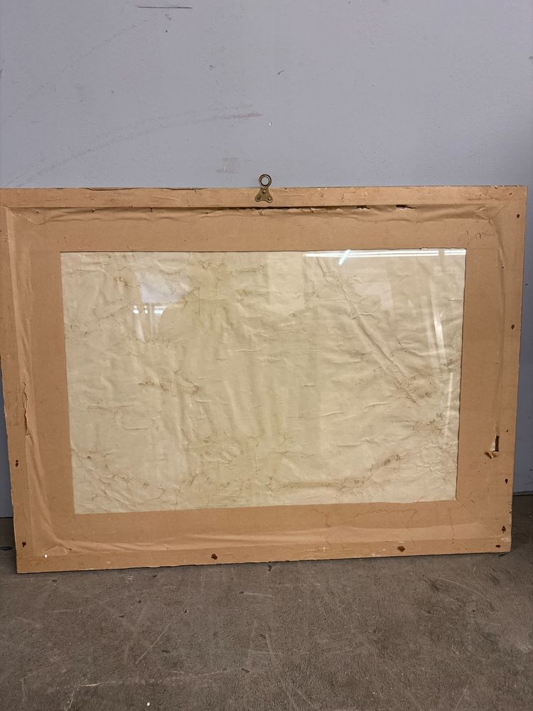 Antica incisione acquaforte flagellazione di Cristo XVI sec, 89x65cm