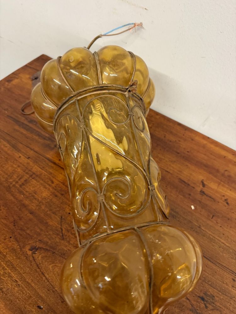 Antique Murano glass lantern, 19th century, 48x30cm