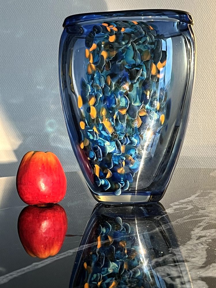 Jean-Claude NOVARO (1943-2014) Vaso in vetro soffiato, 2012