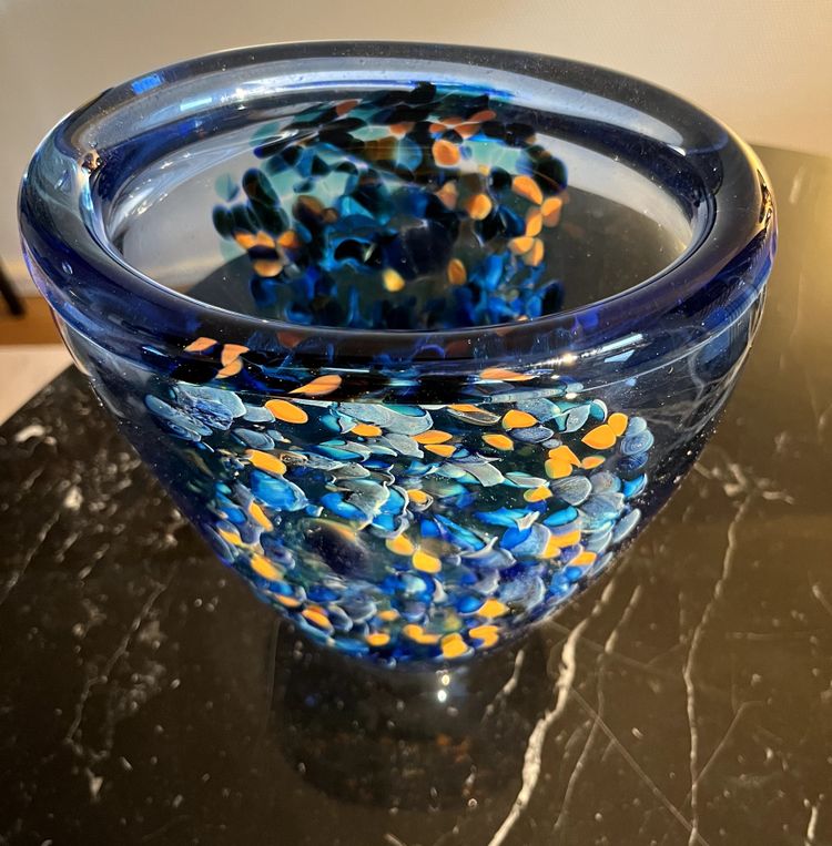Jean-Claude NOVARO (1943-2014) Vaso in vetro soffiato, 2012