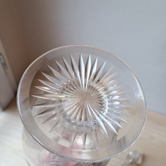 Grande carafe à décanter - Cristal taillé - Vers 1950