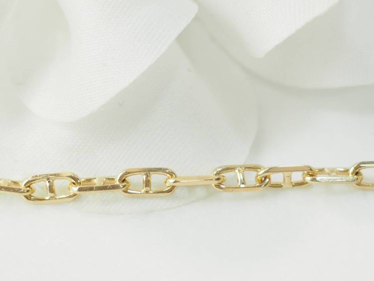 Collier maille marine en or jaune